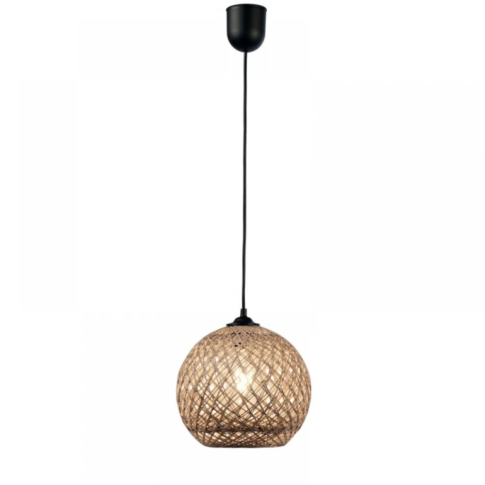 Φωτιστικό Μονόφωτο Μπάλα Σχοινί Ε27 Φ20 - Arkolight