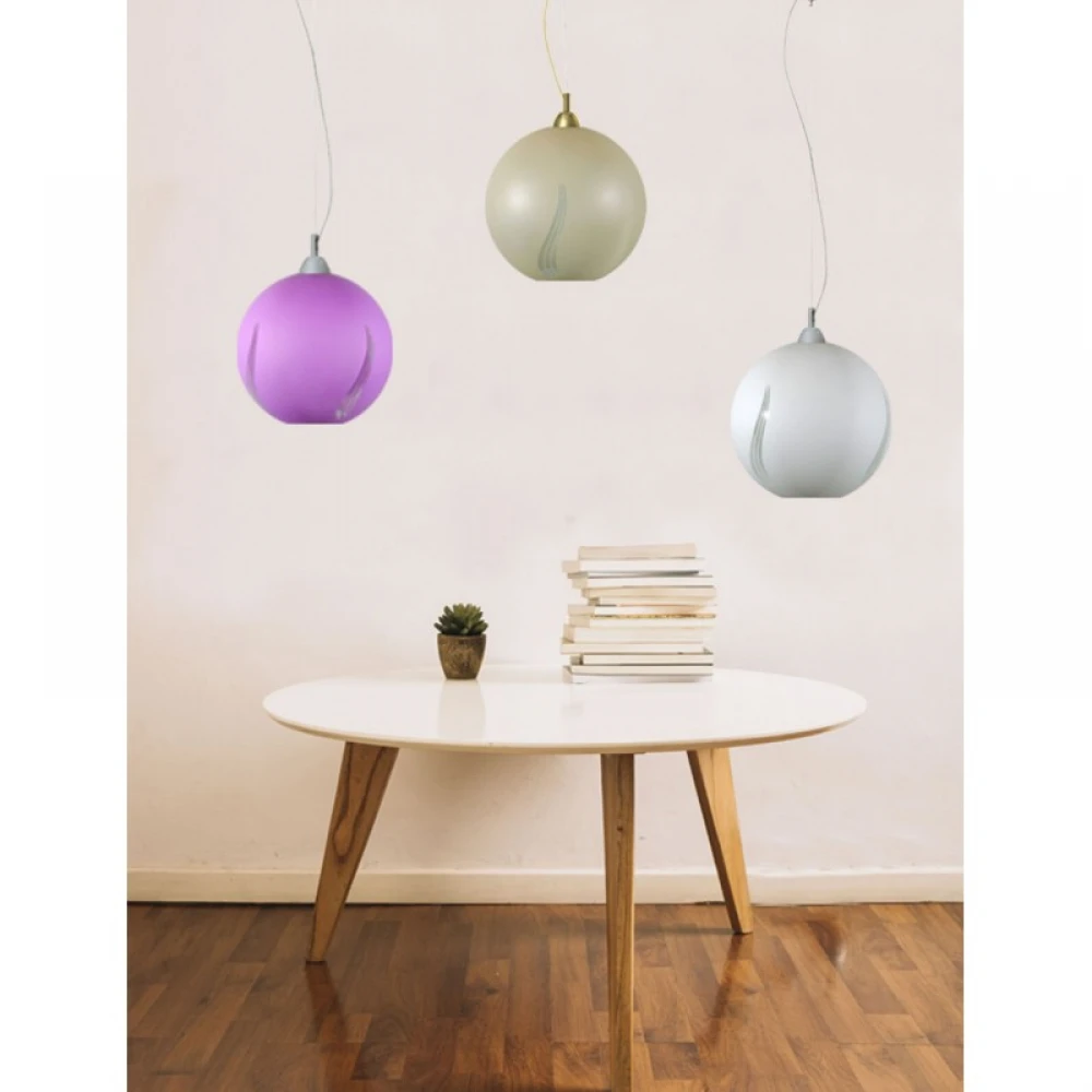 Φωτιστικό Μονόφωτο Γυαλί Μελί Ε27 Φ30 - Arkolight