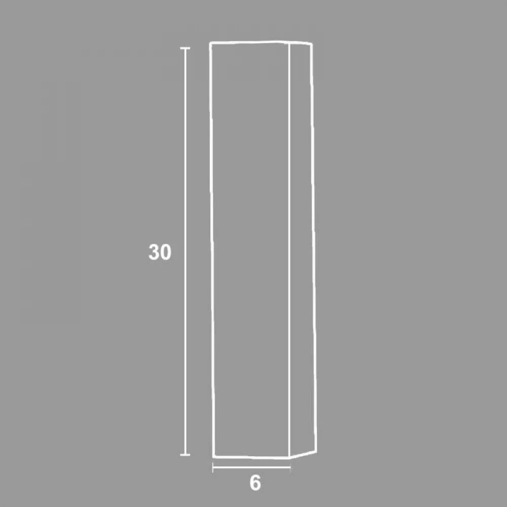 Φωτιστικό Μονόφωτο Οροφής Αλουμίνιο Τετράγωνο GU10 Φ6 - Arkolight Σε διάφορα Χρώματα