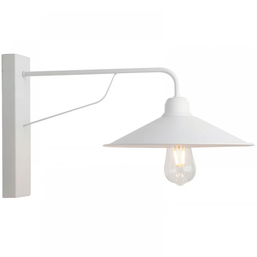 Απλίκα Μεταλλική Λευκή Ε27 - Arkolight
