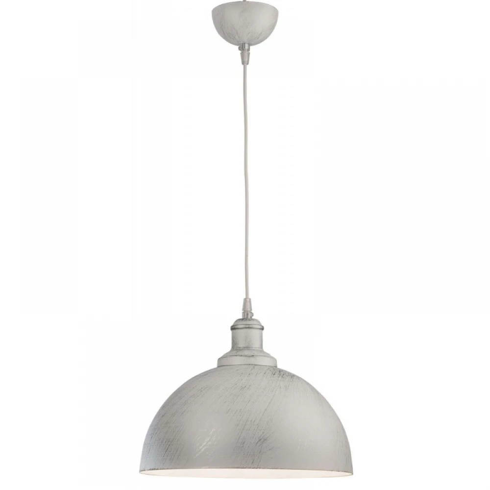 Φωτιστικό Μονόφωτο Αλουμίνιο Πατίνα Ασημί Ε27 Φ31 - Arkolight