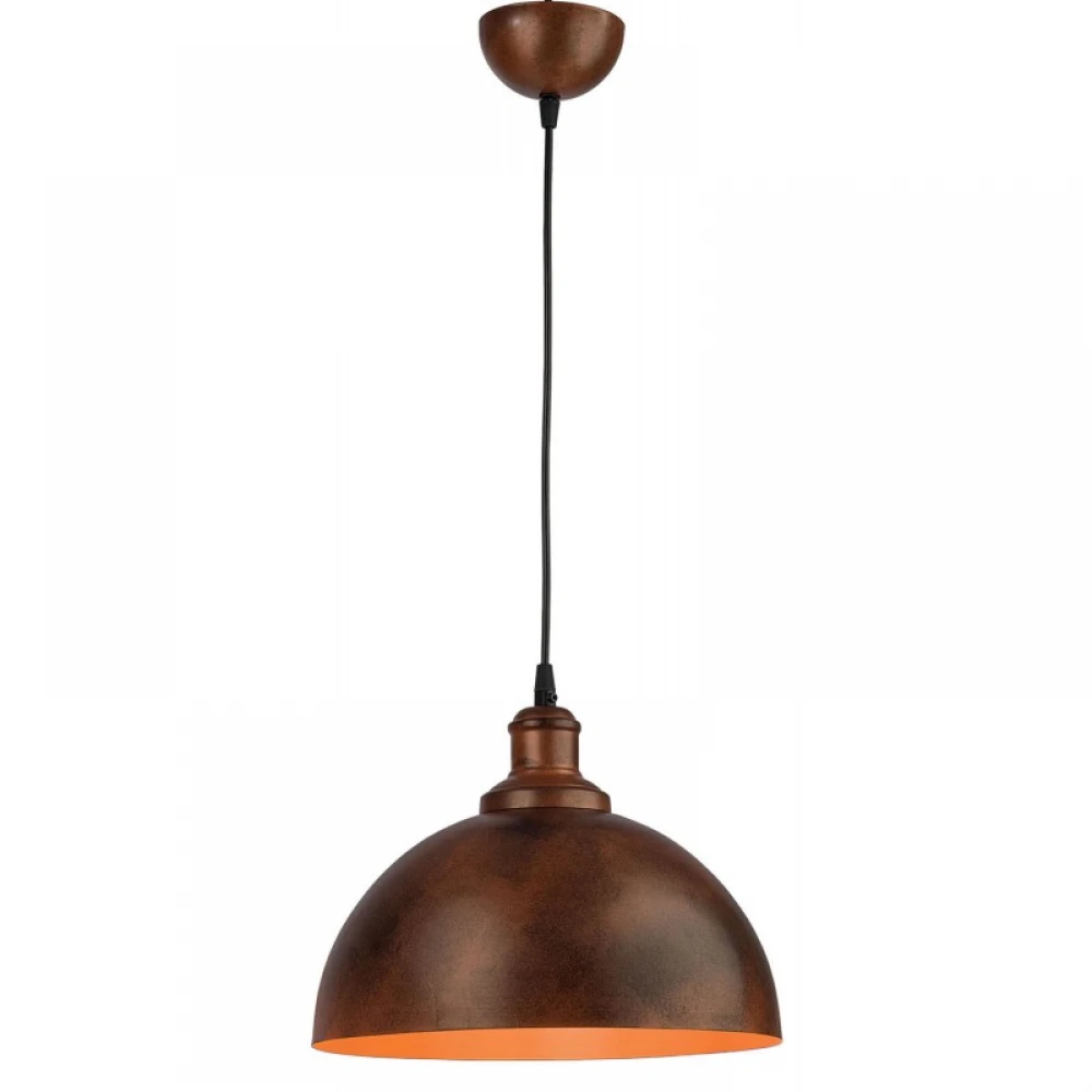 Φωτιστικό Μονόφωτο Αλουμίνιο Χαλκό-Πατίνα Μαύρη Ε27 Φ31 - Arkolight