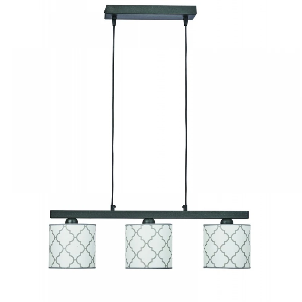 Φωτιστικό Πολύφωτο 3φ Μέταλλο/Αμπαζούρ λευκό 3xE27 - ARKOLIGHT