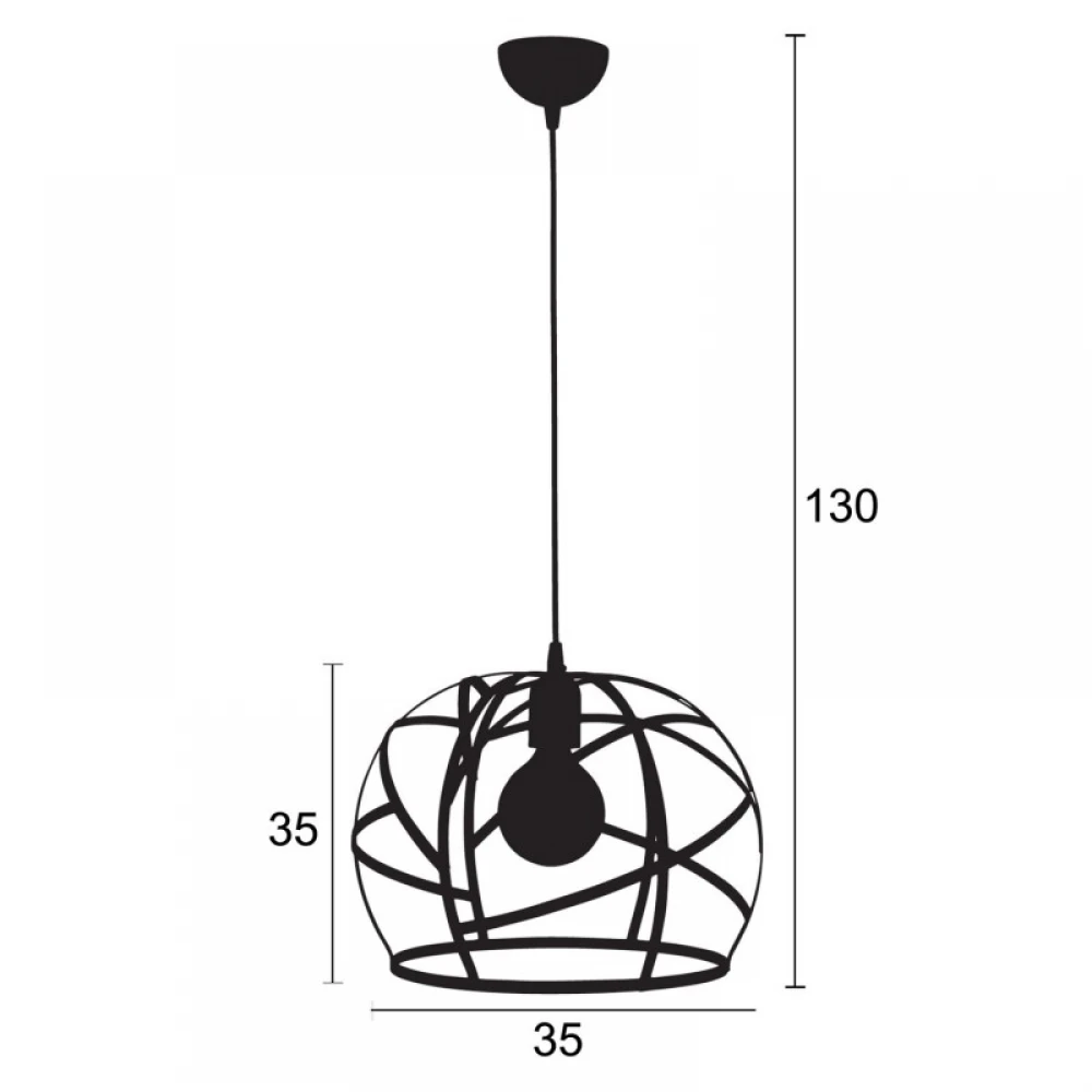 Φωτιστικό Μονόφωτο Παιδικό Μέταλλο Σε Διάφορα Χρώματα 1xΕ27 Φ35 - Arkolight