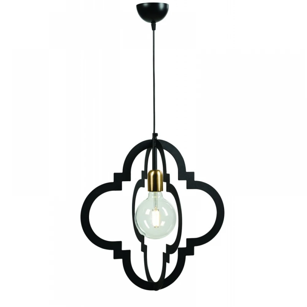 Φωτιστικό μονόφωτο μέταλλο μαύρο Ε27 Φ45 1xE27 - ARKOLIGHT