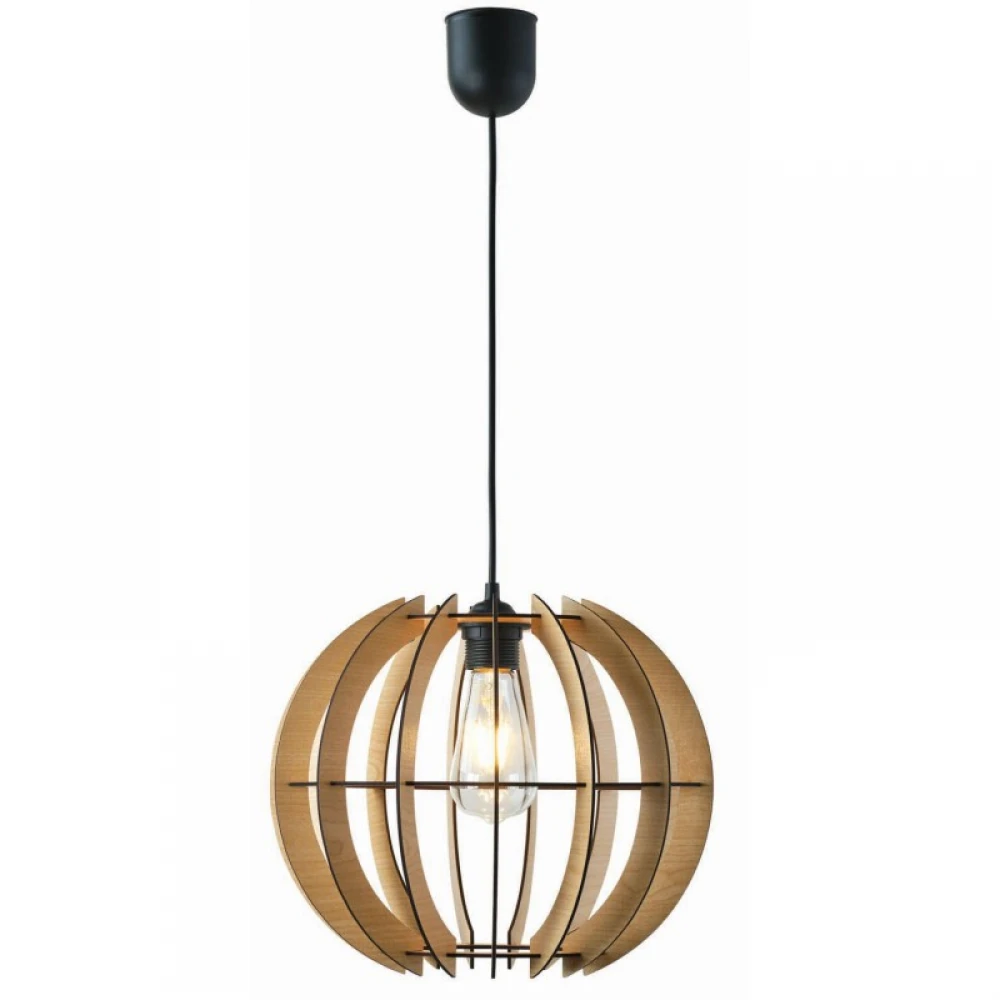 Φωτιστικό Μονόφωτο Από Ξύλο Σε Δύο Αποχρώσεις 1xE27 Φ32 - Arkolight