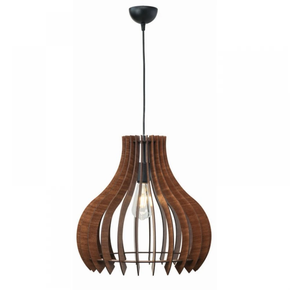 Φωτιστικό Μονόφωτο Από Ξύλο Σε Δύο Αποχρώσεις 1xE27 Φ42 - Arkolight