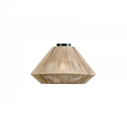 Φωτιστικό μονόφωτο οροφής σχοινί natural E27 Φ45 - ARKOLIGHT