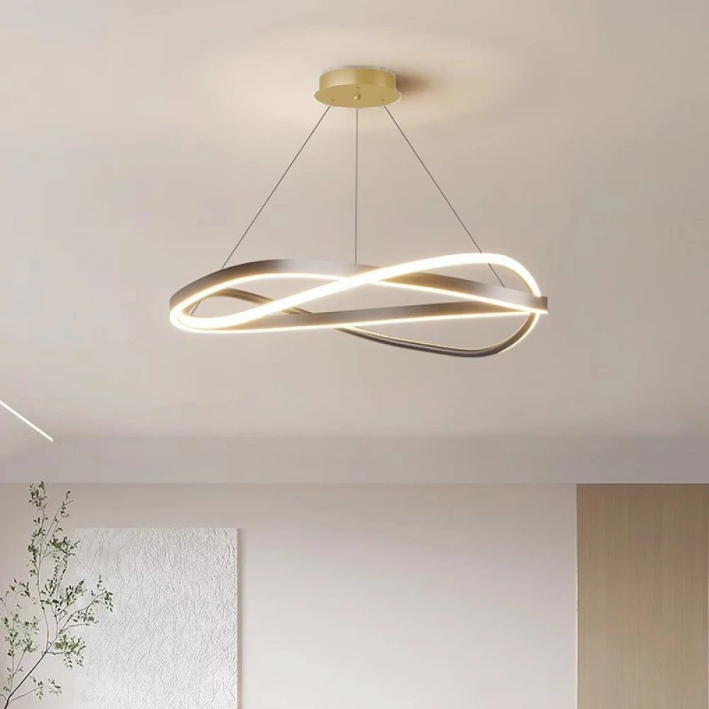 Φωτιστικό led χρυσό 3CCT Dimmable by remote control 50w 4550Lm - Arkolight