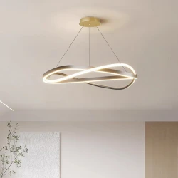 Φωτιστικό led χρυσό 3CCT Dimmable by remote control 50w 4550Lm - Arkolight