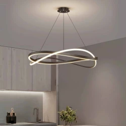 Φωτιστικό led μαύρο 3CCT Dimmable by remote control 50w 4550Lm - Arkolight