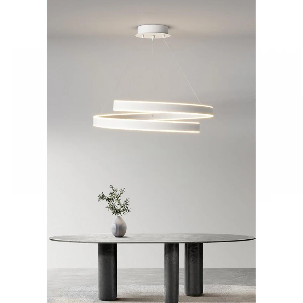 Φωτιστικό led λευκό 3CCT Dimmable by remote control 60w 5450Lm - Arkolight