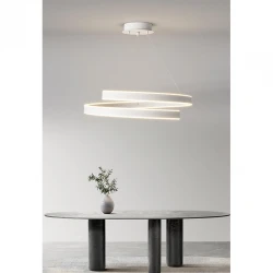 Φωτιστικό led λευκό 3CCT Dimmable by remote control 60w 5450Lm - Arkolight