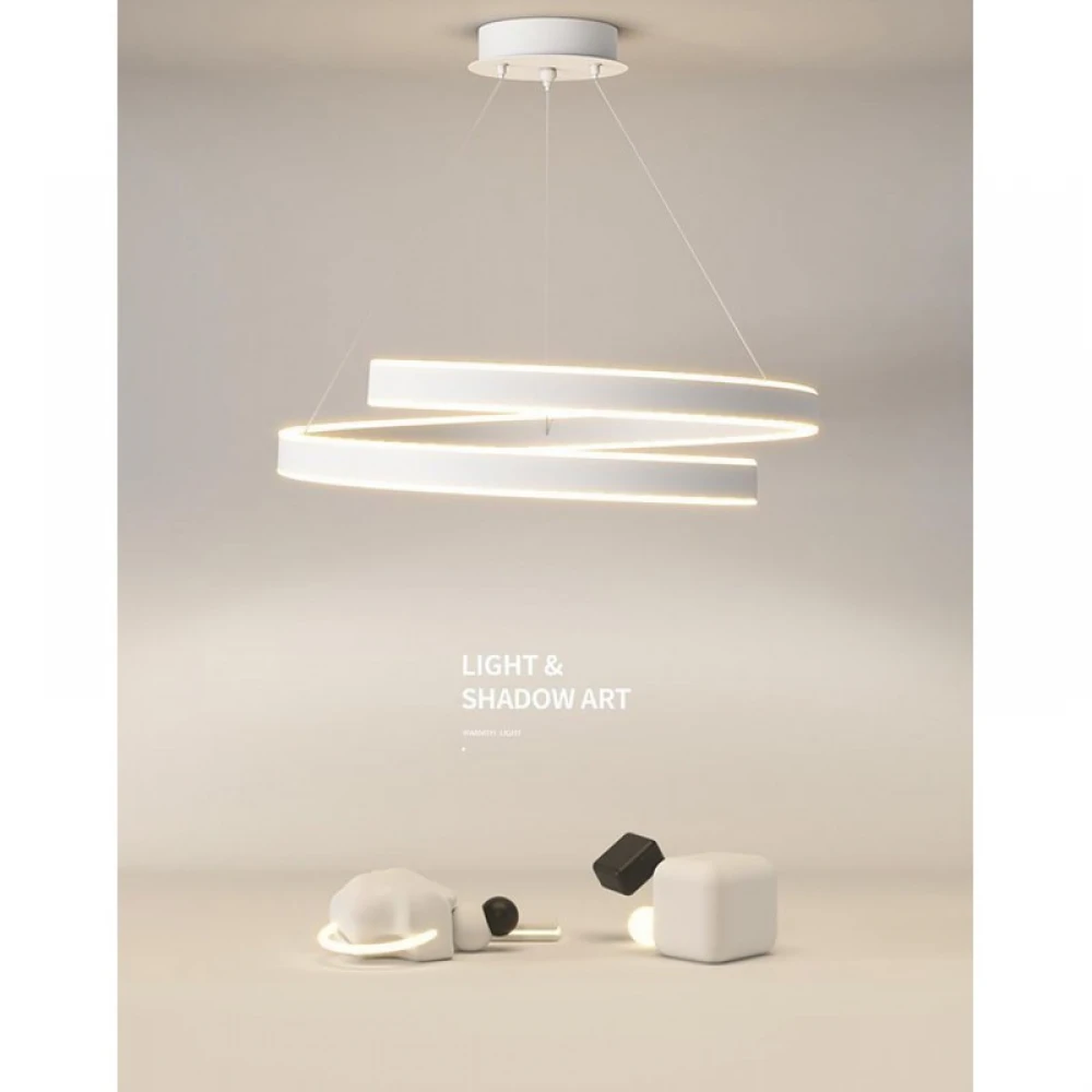 Φωτιστικό led λευκό 3CCT Dimmable by remote control 60w 5450Lm - Arkolight
