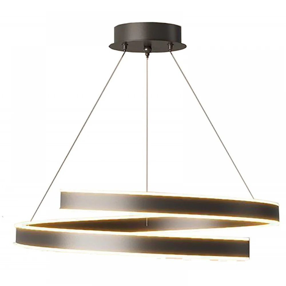 Φωτιστικό led μαύρο 3CCT Dimmable by remote control 60w 5450Lm - Arkolight