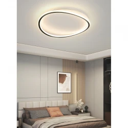 Φωτιστικό οροφής led μαύρο 3CCT Dimmable by remote control 42w 3800Lm - Arkolight