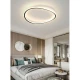 Φωτιστικό οροφής led μαύρο 3CCT Dimmable by remote control 42w 3800Lm - Arkolight
