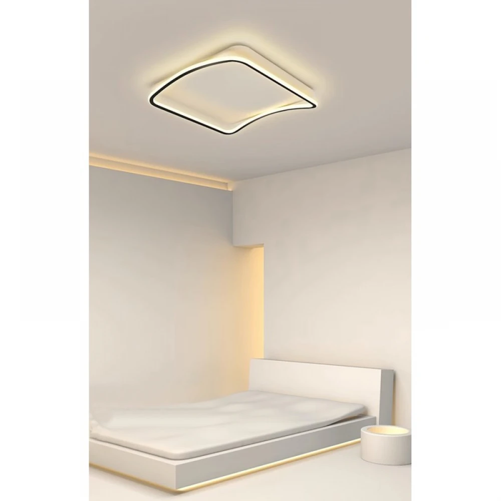 Φωτιστικό οροφής led μαύρο 3CCT Dimmable by remote control 42w 3800Lm - Arkolight