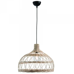 Φωτιστικό μονόφωτο ρατάν Φ40 1xE27 - ARKOLIGHT