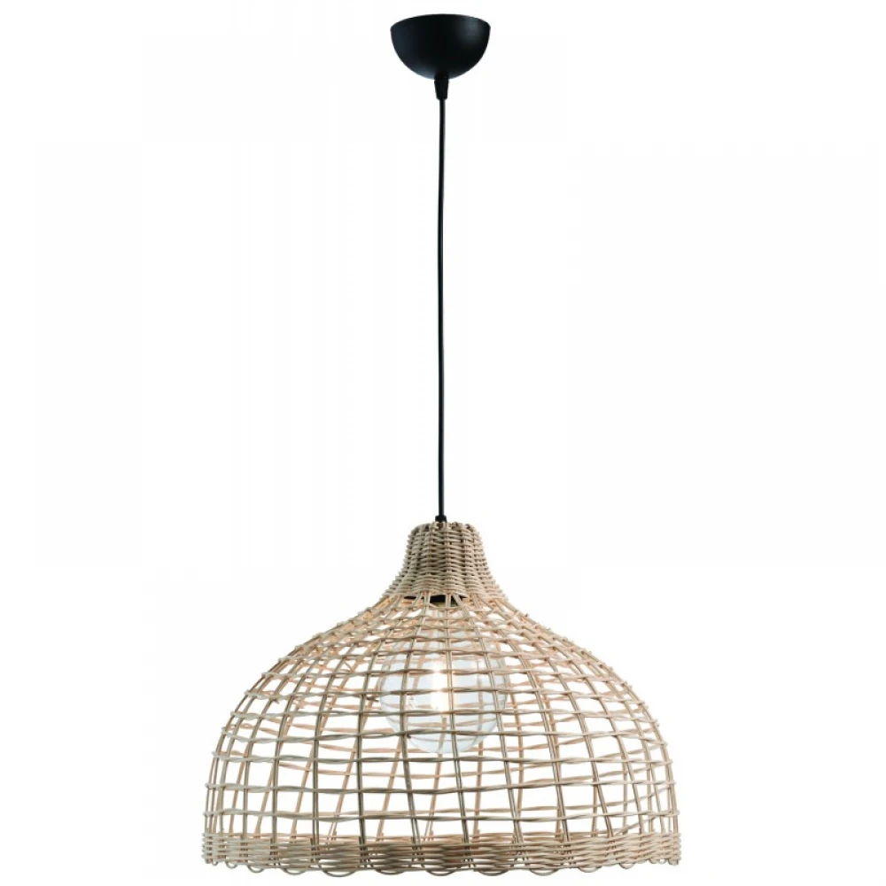 Φωτιστικό μονόφωτο ρατάν Φ45 1xE27 - ARKOLIGHT