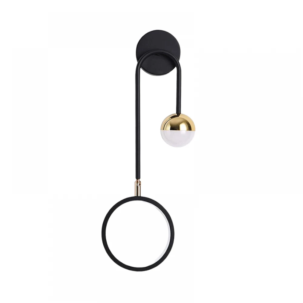 LED ΑΠΛΙΚΑ TOIXOY CCT Μαύρη-Χρυσή Atman