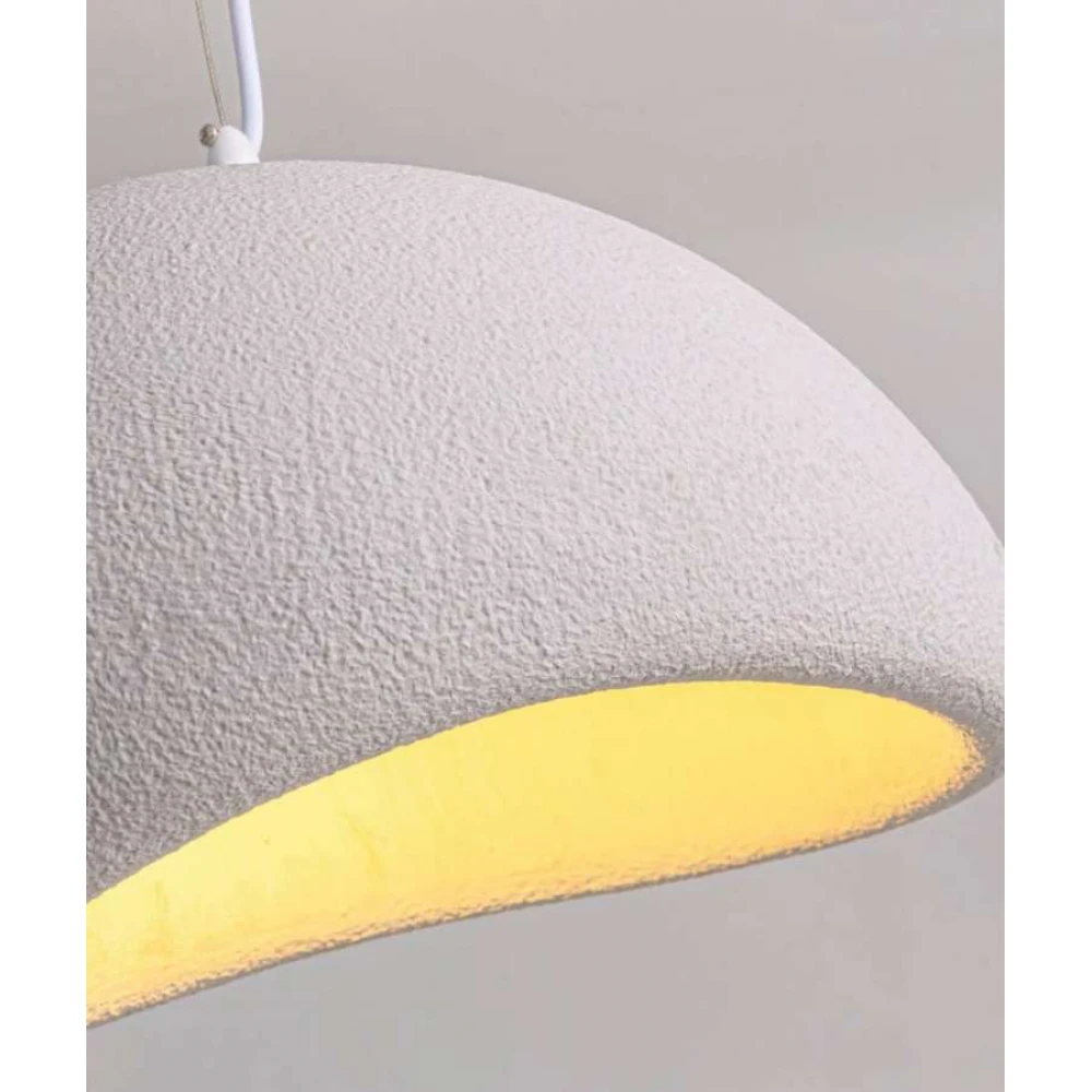 Κρεμαστό Φωτιστικό Μονόφωτο Λευκό 1XE27 BERLIN 30cm LEGGENDA