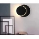 LED ΑΠΛΙΚΑ TOIXOY ΑΠΟ ΑΛΟΥΜΙΝΙΟ ΣΕ ΜΑΥΡΟ ΧΡΩΜΑ 9W Atman