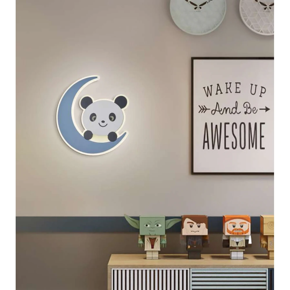 ΠΑΙΔΙΚΟ ΦΩΤΙΣΤΙΚΟ ΑΠΛΙΚΑ ΤΟΙΧΟΥ BLUE PANDA 36W - LEGGENDA