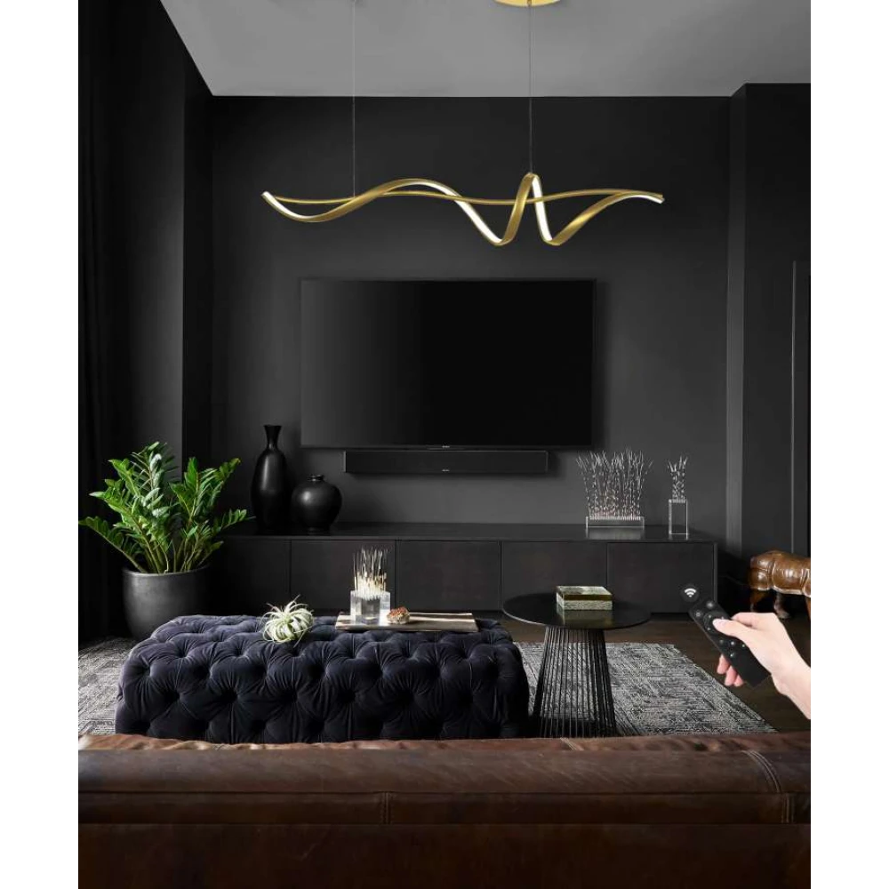 LED ΚΡΕΜΑΣΤΟ ΦΩΤΙΣΤΙΚΟ ΧΡΥΣΟ FERROL 59W - LEGGENDA