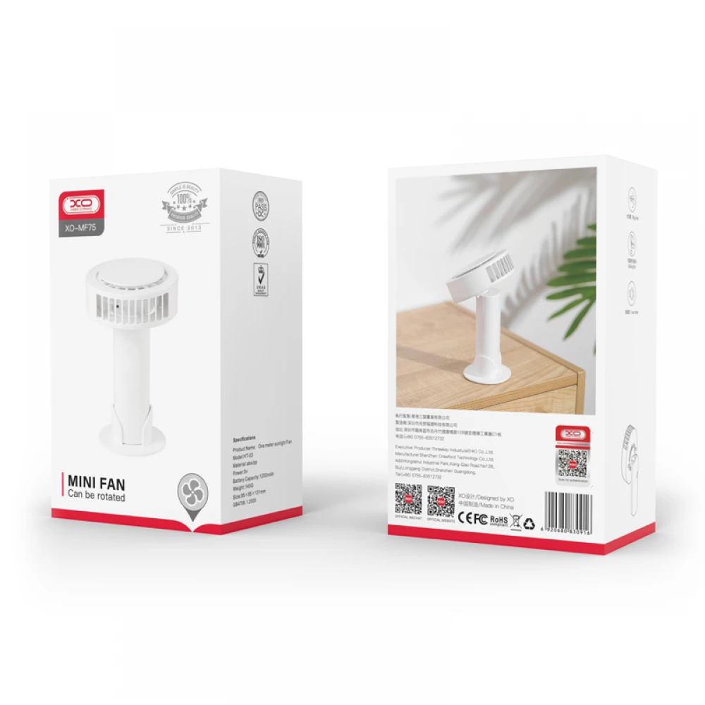 XO MF75 3 σε 1 ανεμιστήρας (κρεμαστός, φορητός, επιτραπέζιος)