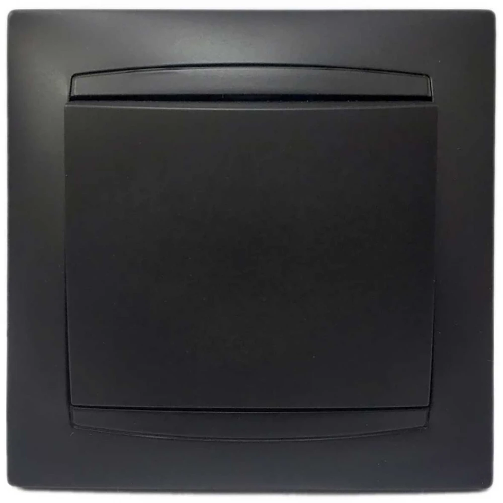 Διακόπτης Απλός Μονός Χωνευτός Γραφίτης ΧΑΛΚΙΔΑ