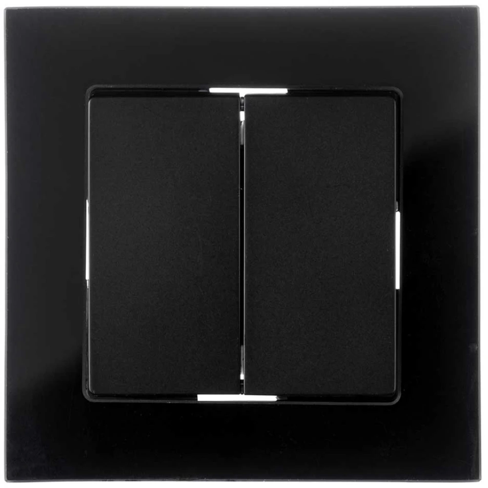 Διακόπτης Κομμυτατέρ Χωνευτός Μαύρο Γυαλί ΝΕΦΕΛΗ