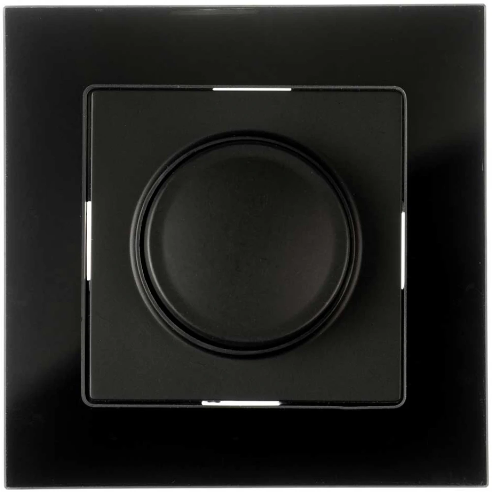 Dimmer Για LED Χωνευτό Μαύρο Γυαλί ΝΕΦΕΛΗ