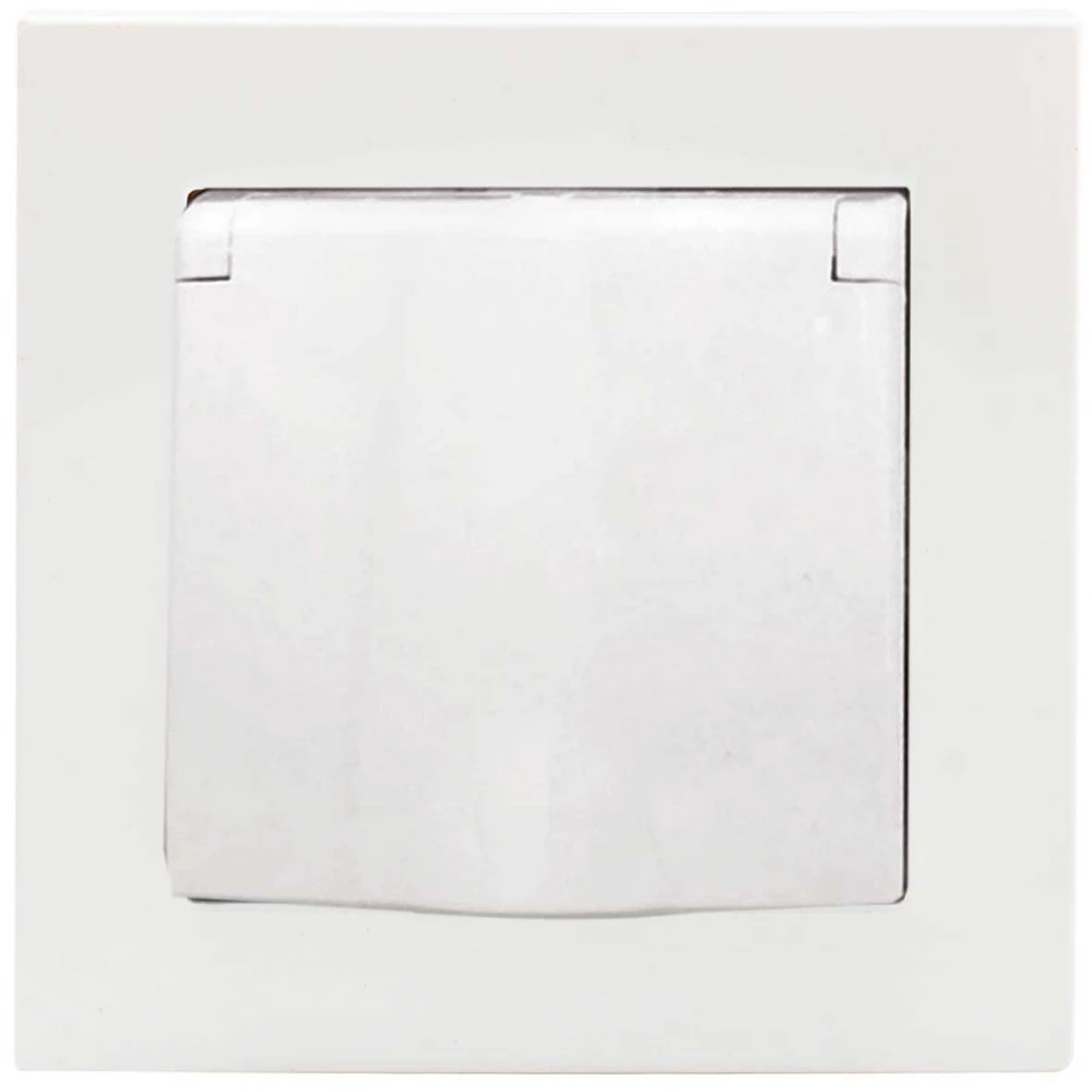 Πρίζα Σούκο Ασφαλείας Με Καπάκι Χωνευτή ΝΕΦΕΛΗ