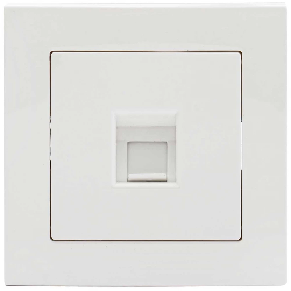 Πρίζα Δικτύου Μονή RJ45 CAT6 Χωνευτή ΝΕΦΕΛΗ