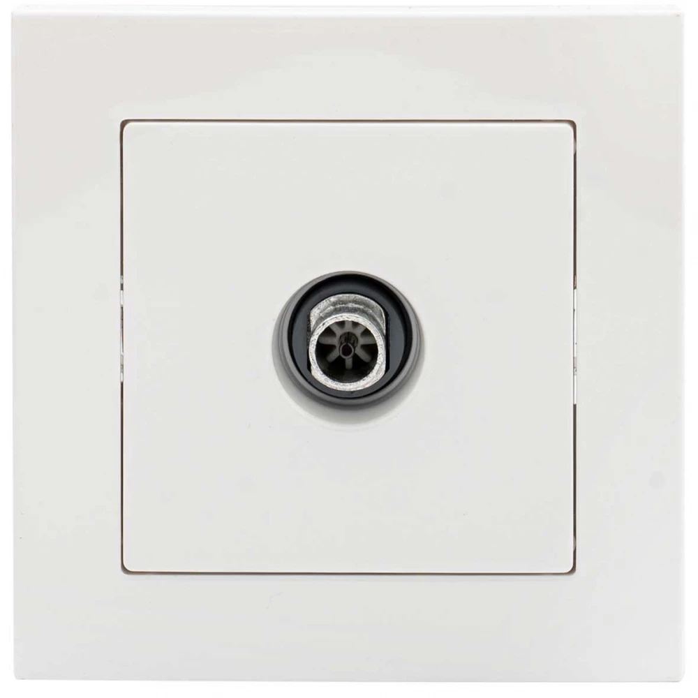 Πρίζα TV Ομοαξονική Χωνευτή ΝΕΦΕΛΗ