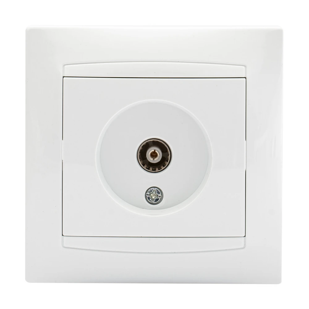 Πρίζα TV Διελεύσεως Χωνευτή Περλέ ΧΑΛΚΙΔΑ