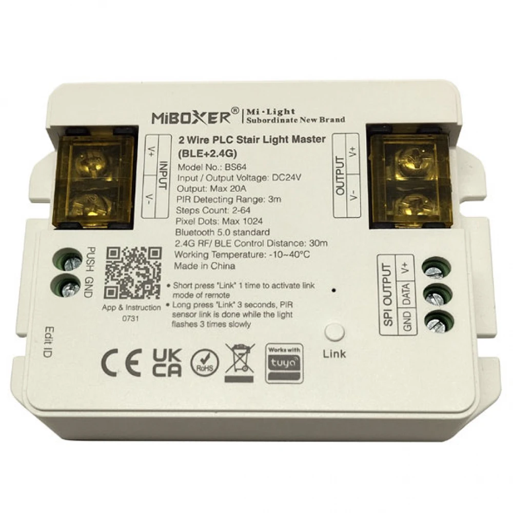 Controller Φωτιστικού Σκάλας BSL2 24V DC 480W 20A Bluetooth - ACA