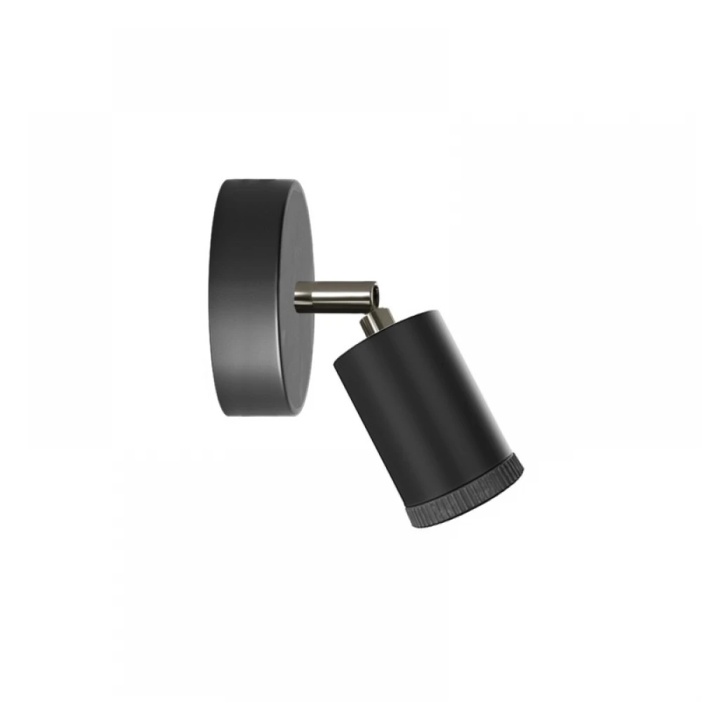 Φωτιστικό Τοίχου ή Οροφής Κινητό Σποτ Mini GU1d0 Μαύρο - Creative Cables