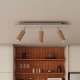 Φωτιστικό Οροφής Μεταλλικό με 3 Σποτ Tub-E14 και ορθογώνια ροζέτα Rose-One XXL - Φυσικό - Creative Cables