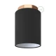 Φωτιστικό Τοίχου ή Οροφής Fermaluce Glam με Καπέλο, Ø 15cm Η18cm, μεταλλικό με ύφασμα - Χάλκινο - Μαύρο - Creative Cables