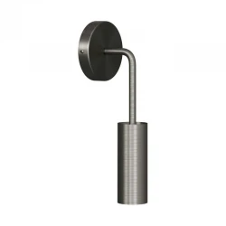Φωτιστικό Τοίχου γωνία Fermaluce Monochrome, μεταλλικό Tub-E14 Νίκελ ΜΑΤ - Creative Cables