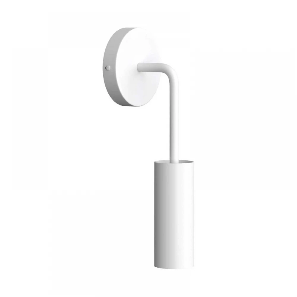 Φωτιστικό Τοίχου γωνία Fermaluce Monochrome, μεταλλικό Tub-E14 Λευκό - Creative Cables