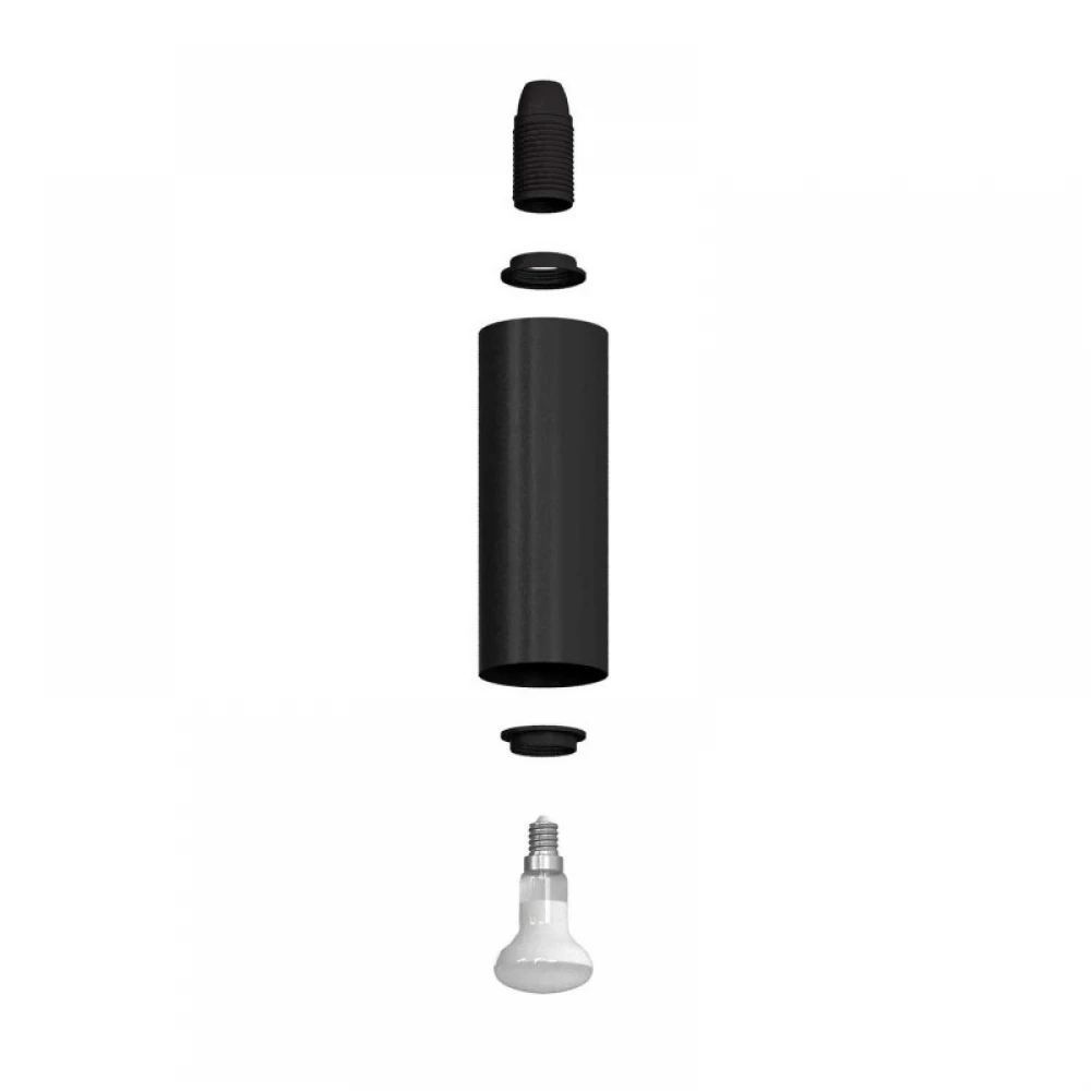 Φωτιστικό Τοίχου γωνία Fermaluce Vintage, μεταλλικό Tub-E14 Μαύρο - Χρυσό - Creative Cables