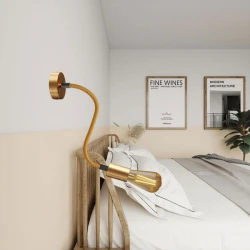 Φωτιστικό Τοίχου ή Οροφής Creative Flex 30 cm Μπρονζέ  - E27 -  Creative Cables