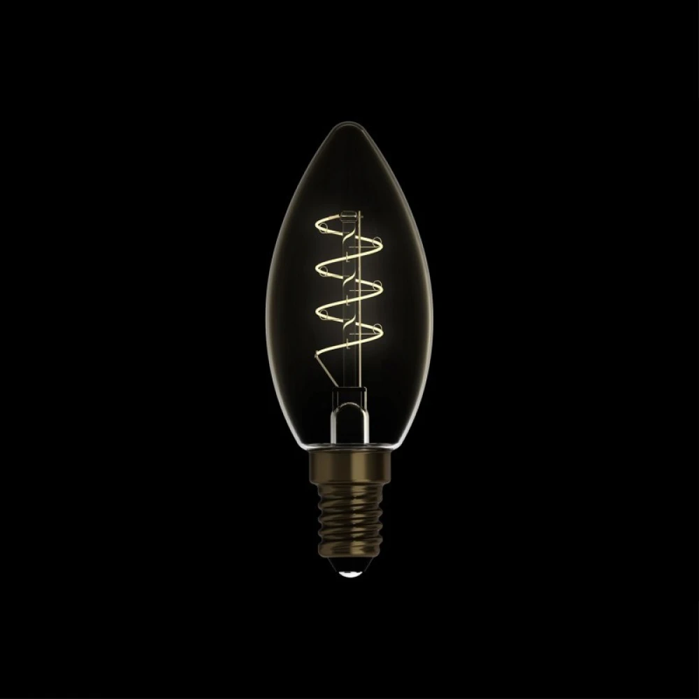 LED Λαμπτήρας C01 Κερί Μελί Σπιράλ Νήμα 2,5W E14 Dimmable 1800K - BeBulbs - Creative Cables