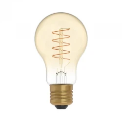 LED Λαμπτήρας C03 A60 Μελί Σπιράλ Νήμα 4W E27 Dimmable 1800K - BeBulbs - Creative Cables