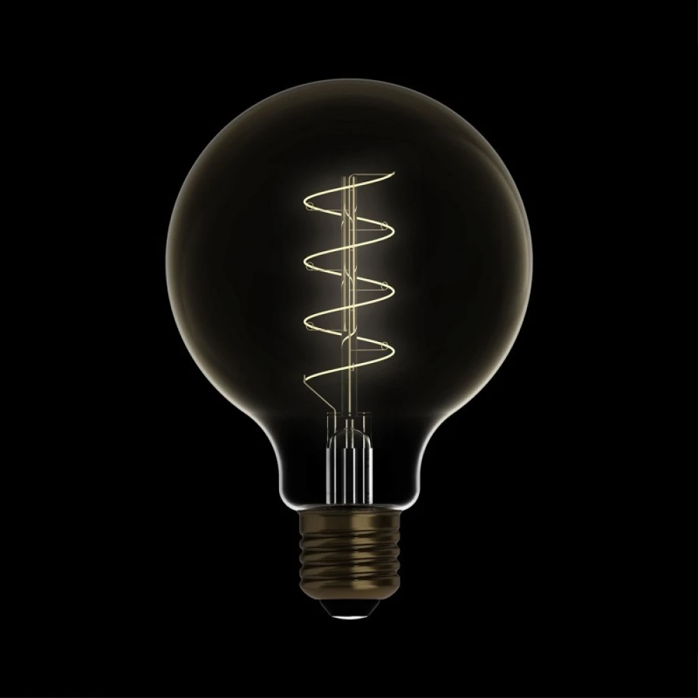 LED Λαμπτήρας C06 Γλόμπος G95 Μελί Σπιράλ Νήμα 4W E27 Dimmable 1800K - BeBulbs - Creative Cables