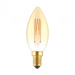 LED Λαμπτήρας C51 Κερί Μελί Νήμα Cage 3,5W E14 Dimmable 2700K - BeBulbs - Creative Cables