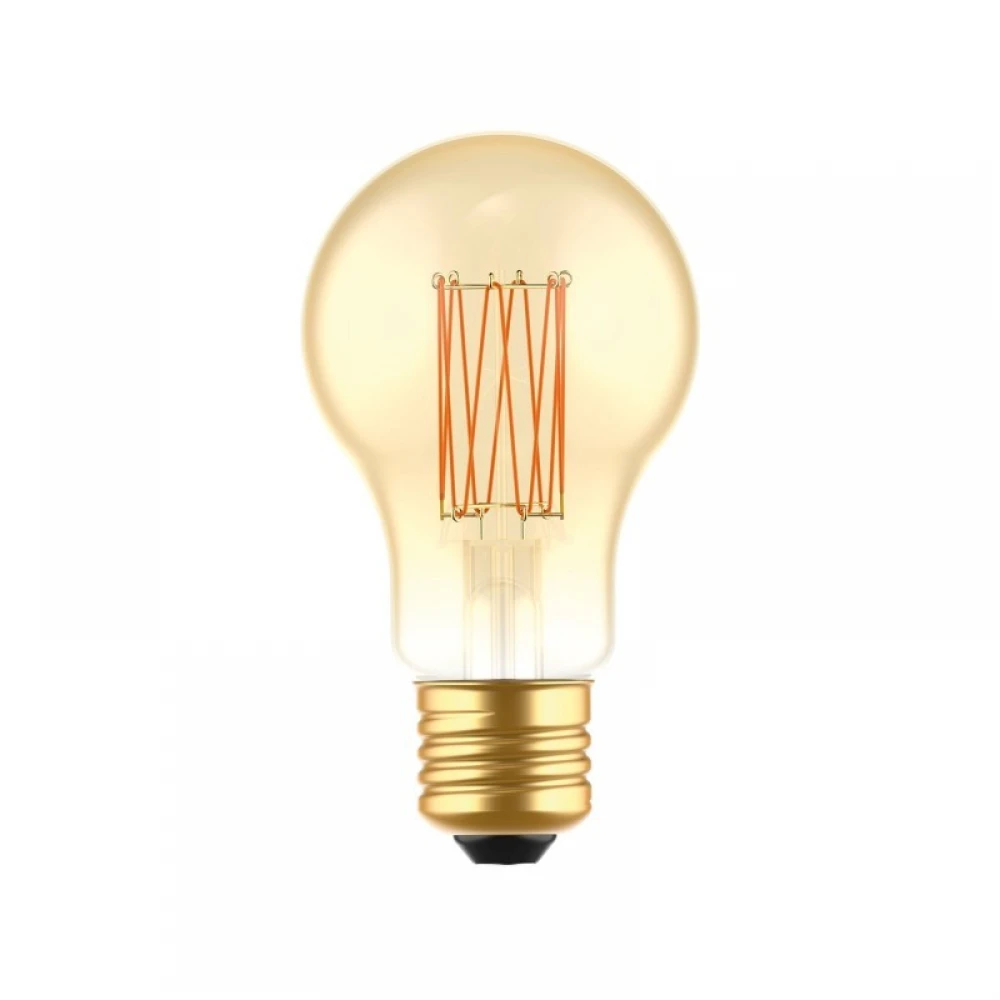 LED Λαμπτήρας C53 A60 Μελί Νήμα Cage 7W E27 Dimmable 2700K - BeBulbs - Creative Cables